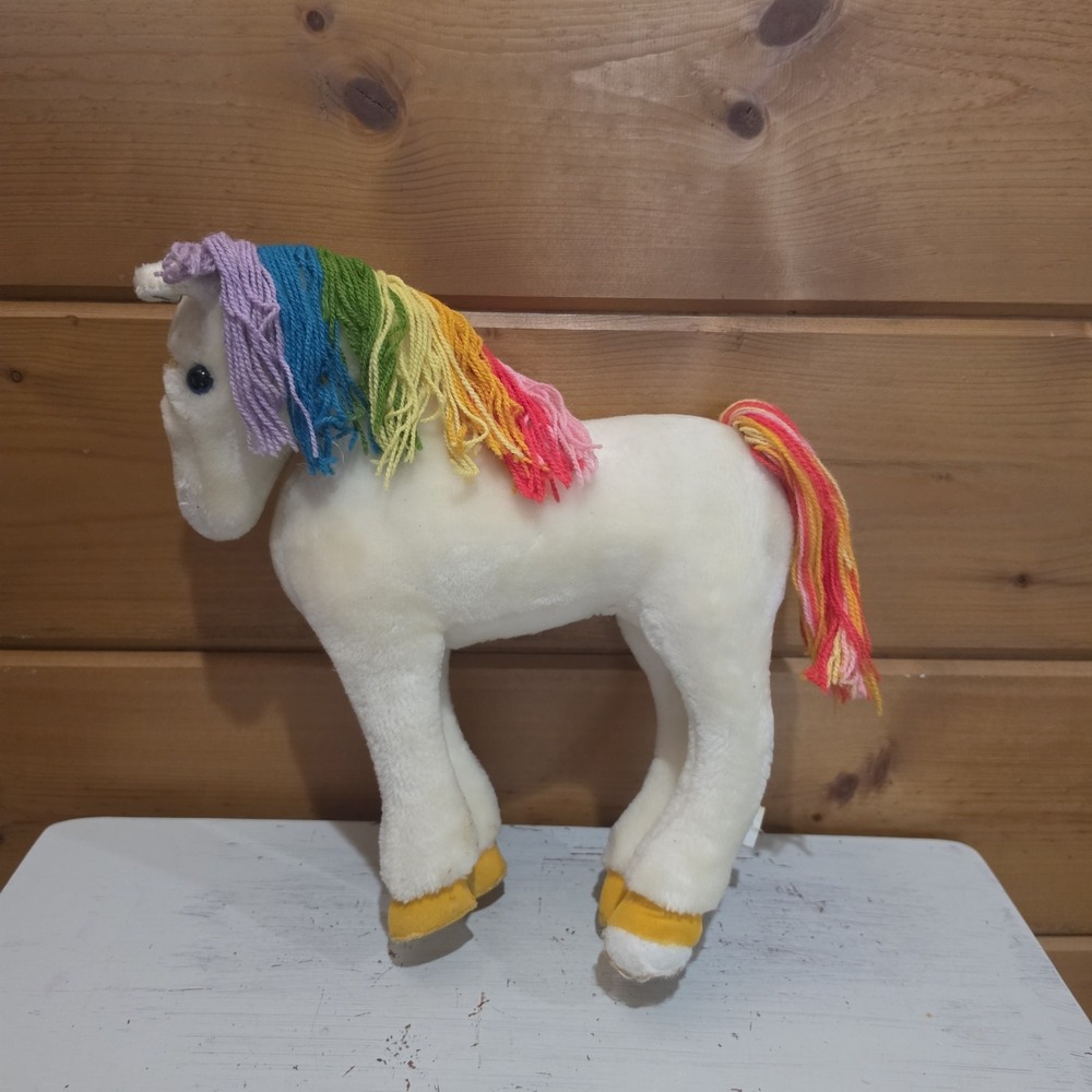 Vintage Original 1983 Rainbow Brite STARLITE Horse 12" Plush Rare HTF 80s F52